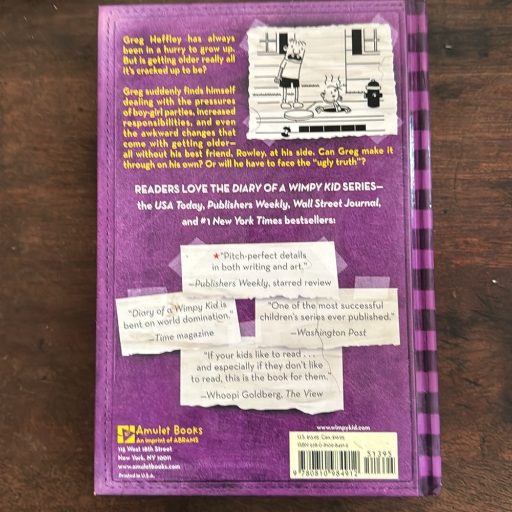 EUC set of two hard cover books-Diary of a Wimpy Kid. - Picture 6 of 8